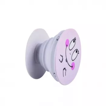 iLike Universal Pop Holder Smile Rosa