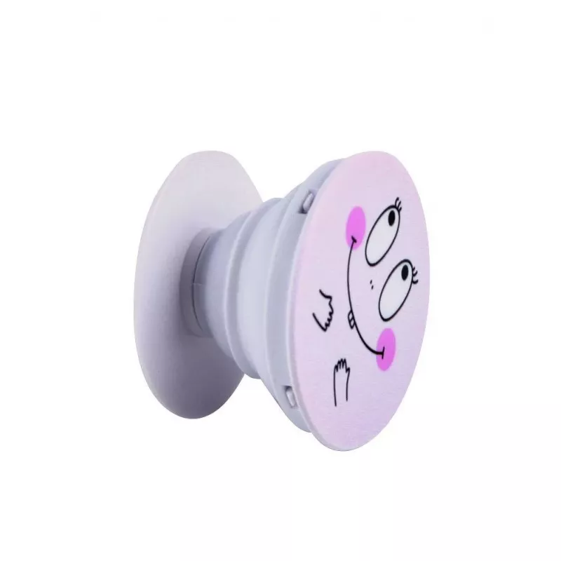 iLike Universal Pop Holder Smile Rosa