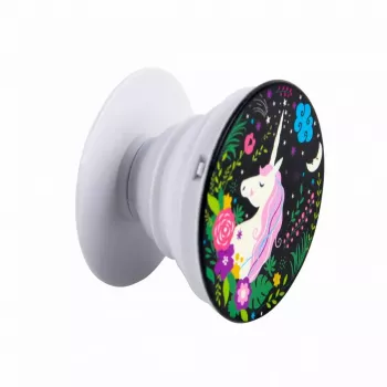 iLike Universal Pop Holder Unicornio Negro