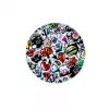 iLike Universal Pop Holder Stickers - Negro - 1 pack