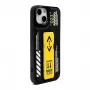 iLike Apple iPhone 15 Pro Funda con soporte Fashion Leather negra