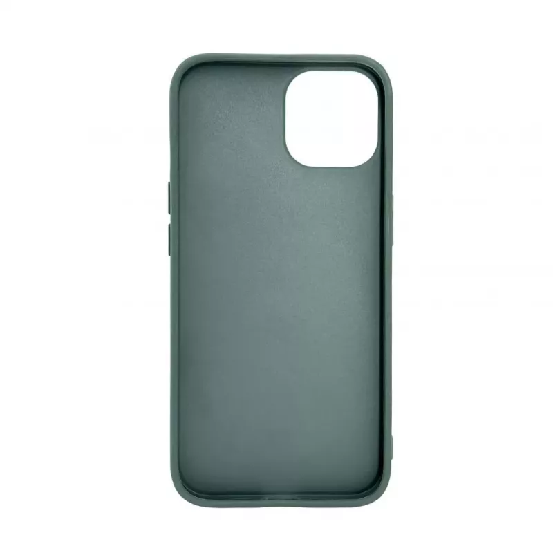 iLike Apple iPhone 15 Funda de piel con bolsillo oculto y soporte verde