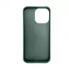 iLike Apple iPhone 15 Pro Max Funda con soporte y bolsillo oculto de piel verde