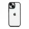 iLike Apple iPhone 15 Funda acrílica Stars Lens negra