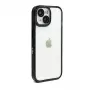 iLike Apple iPhone 15 Funda acrílica Stars Lens negra