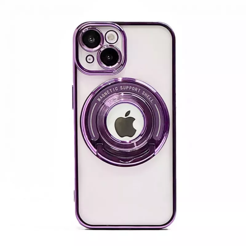 iLike Apple iPhone 14 Funda IH MagSafe con soporte oculto morada