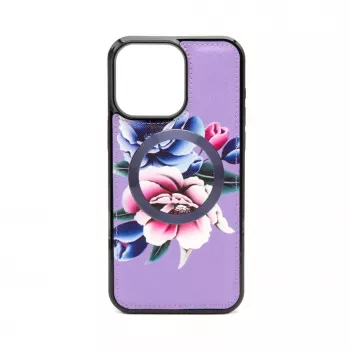 Evelatus Apple iPhone 15 Pro Funda cartera y slim Morado