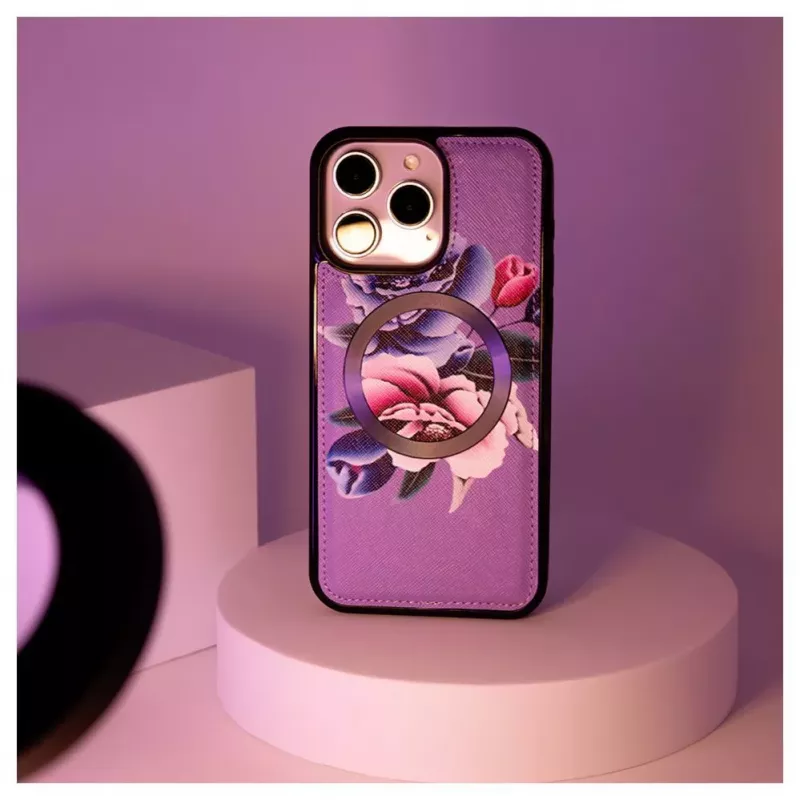 Evelatus Apple iPhone 15 Pro Max Funda cartera y slim Lila