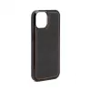 Evelatus Apple iPhone 15 Funda con bolsillo magnético y cremallera Diseño de cremallera Negro