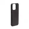 Evelatus Apple iPhone 15 Pro Max Funda con bolsillo magnético y cremallera con diseño de cremallera - Negro