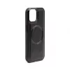 Evelatus Apple iPhone 15 Funda de piel cartera multifuncional con correa de muñeca Negro
