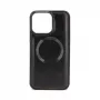 Evelatus Apple iPhone 15 Pro Max Funda de piel cartera multifuncional con correa de muñeca Negro