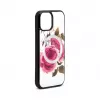 Evelatus Apple iPhone 14 Funda de piel diseño de cremallera flor Blanco