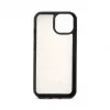 Evelatus Apple iPhone 15 Funda de piel diseño de cremallera flor Blanco