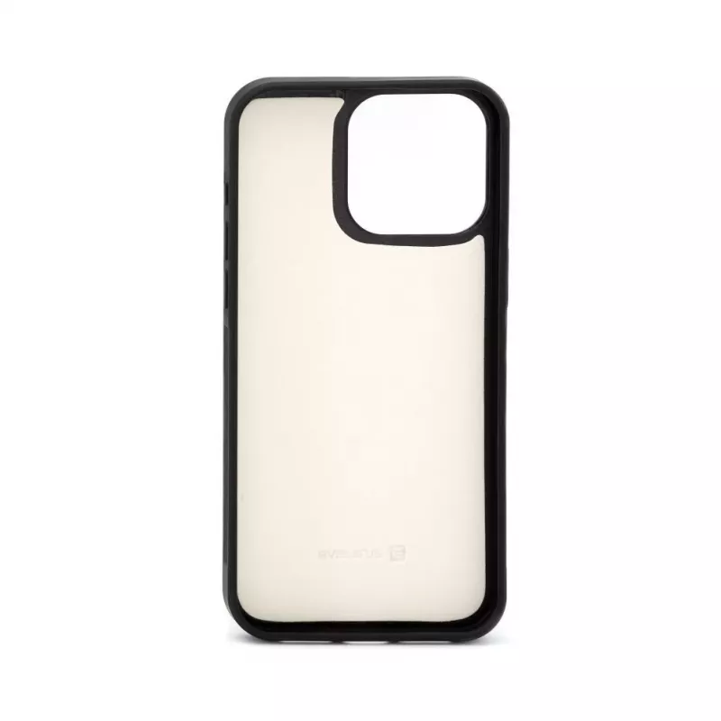 Funda de piel Evelatus para Apple iPhone 15 Pro Max con diseño de cremallera Flower White