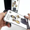 Protector de pantalla Evelatus para Apple iPhone 7/8/SE2020/SE2022 2.5D Full Cover Glass Anti-Static Light Black