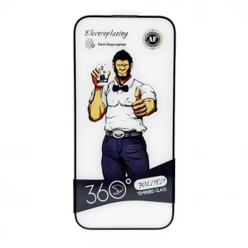 Cristal templado Evelatus para Apple iPhone 14/13/13 Pro/16e/SE4 2.5D Full Cover Anti-Static Light Black