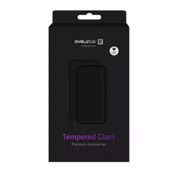 Cristal templado Evelatus para Xiaomi Redmi Note 13 Pro+ 2.5D Full Cover Anti-Static negro