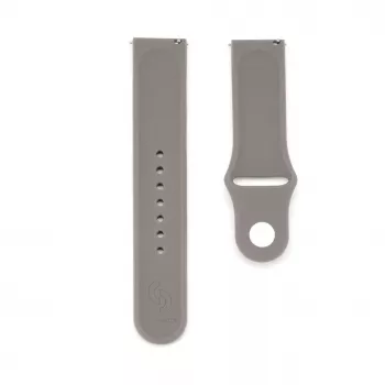 Connect 20mm Silikon Loop Uhrarmband (S/M 110mm) Grau