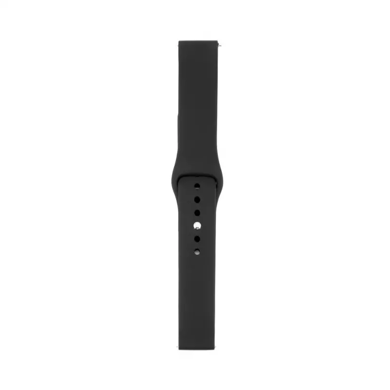 Connect 20mm Silikon Loop Uhrarmband (130mm M/L) Schwarz
