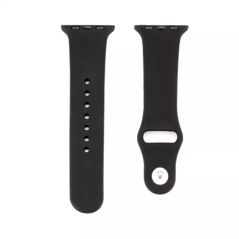 Connect Watch 38/40/41mm Silikon Loop Uhrarmband (110mm S/M) Schwarz