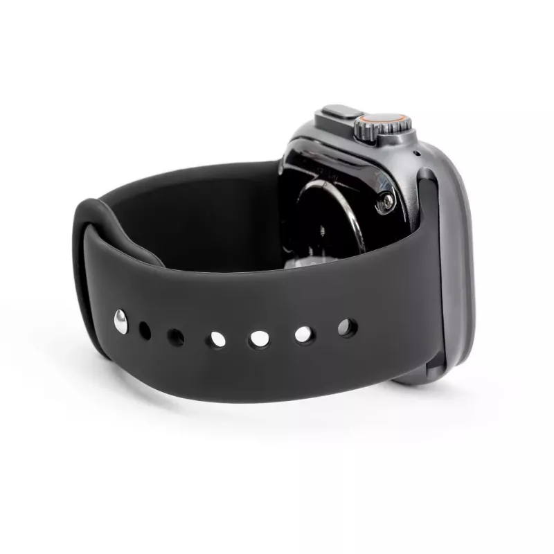 Connect Watch 38/40/41mm Silikon Loop Uhrarmband (110mm S/M) Schwarz