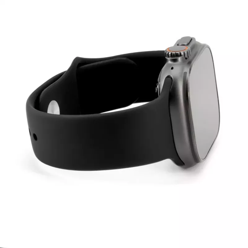 Connect Watch 42/44/45mm Silikon Loop Uhrarmband (S/M 110mm) Schwarz