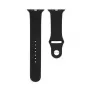 Connect Watch 42/44/45mm Silikon Loop Uhrarmband (S/M 110mm) Schwarz