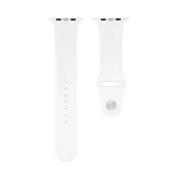 Connect Watch 42/44/45mm Silikon Loop Uhrarmband (S/M 110mm) Weiß