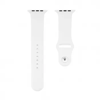 Connect Watch 42/44/45mm Silikon Loop Uhrarmband (140mm M/L) Weiß
