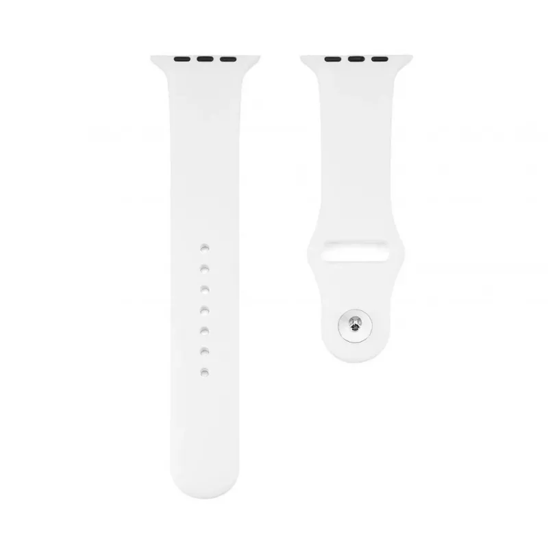 Connect Watch 42/44/45mm Silikon Loop Uhrarmband (140mm M/L) Weiß
