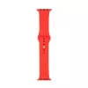 Connect Watch 42/44/45mm Silikon Loop Uhrarmband (140mm M/L) Rot