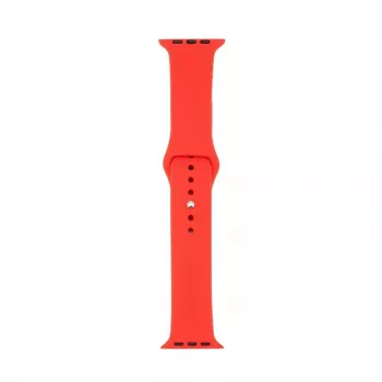 Connect Watch 42/44/45mm Silikon Loop Uhrarmband (140mm M/L) Rot