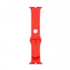 Connect Watch 42/44/45mm Silikon Loop Uhrarmband (140mm M/L) Rot