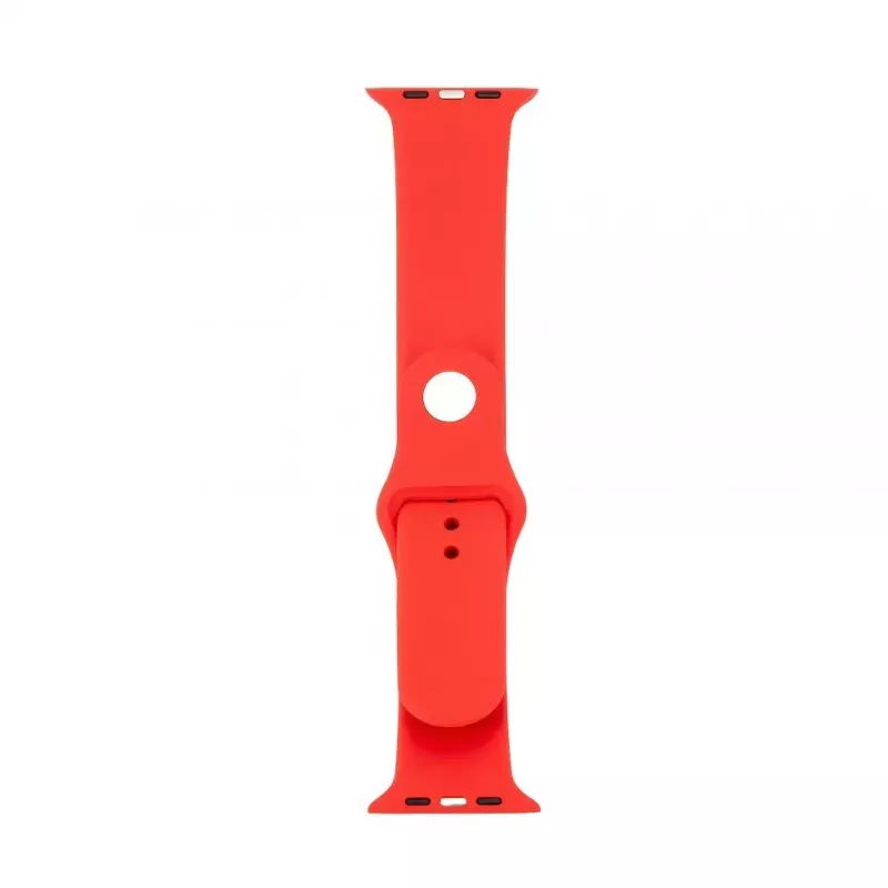 Connect Watch 42/44/45mm Silikon Loop Uhrarmband (140mm M/L) Rot