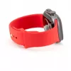 Connect Watch 42/44/45mm Silikon Loop Uhrarmband (140mm M/L) Rot