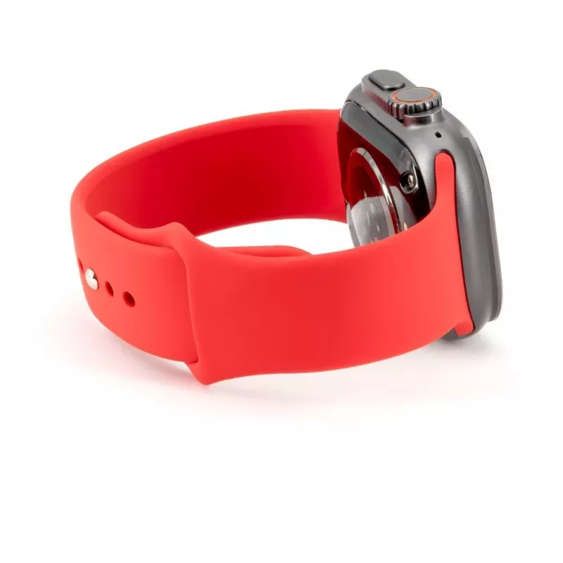 Connect Watch 42/44/45mm Silikon Loop Uhrarmband (140mm M/L) Rot