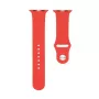 Connect Watch 42/44/45mm Silikon Loop Uhrarmband (140mm M/L) Rot