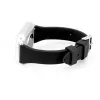 Connect 20mm T-Bügel Silikon Loop Armband (130mm M/L) Schwarz