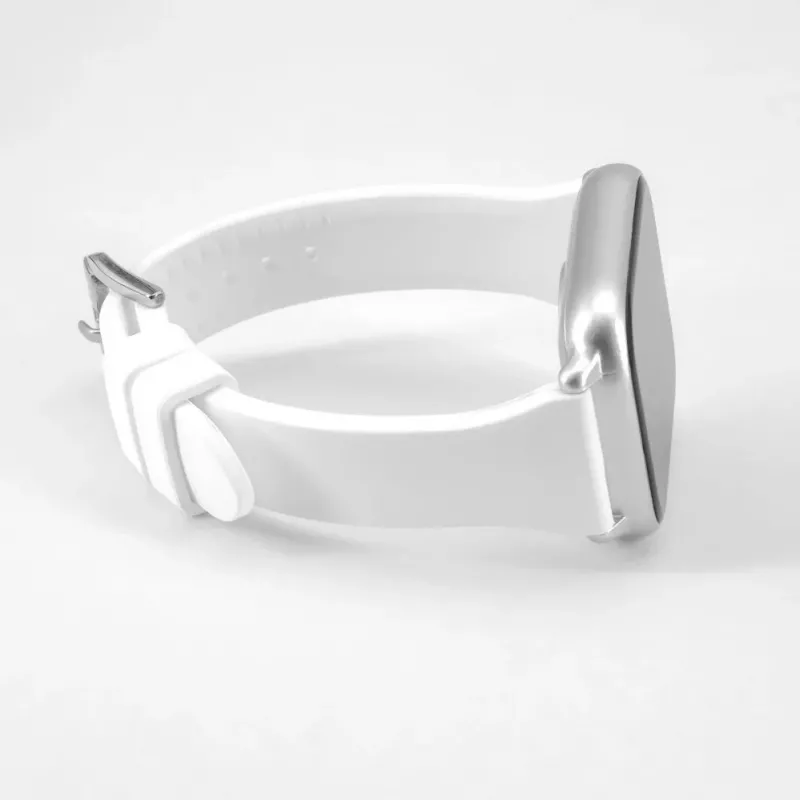 Connect 20mm T-Bügel Silikon Loop Uhrarmband (130mm M/L) Weiß