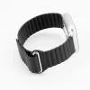 Correa Connect 20mm Flat Head Cuero-Silicona Loop Magnética (130mm M/L) Negro