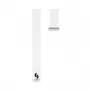 Correa Connect 20mm Flat Head Cuero-Silicona Loop Magnética (130mm M/L) Blanco