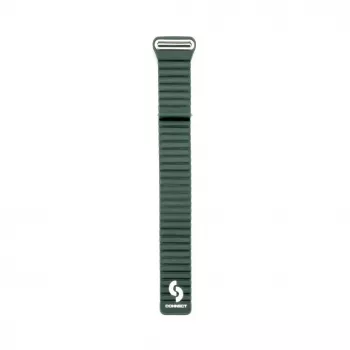 Correa Connect 20mm Flat Head Cuero-Silicona Loop Magnética (130mm M/L) Forest Green