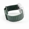 Correa Connect 20mm Flat Head Cuero-Silicona Loop Magnética (130mm M/L) Forest Green