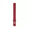 Correa Connect 20mm Flat Head Cuero-Silicona Loop Magnética (130mm M/L) Rojo vino