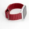 Correa Connect 20mm Flat Head Cuero-Silicona Loop Magnética (130mm M/L) Rojo vino