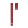 Correa Connect 20mm Flat Head Cuero-Silicona Loop Magnética (130mm M/L) Rojo vino