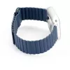 Correa Connect 20mm Flat Head Cuero-Silicona Loop Magnética (130mm M/L) Midnight Blue