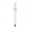 Correa Connect 22mm Flat Head Cuero-Silicona Loop Magnética (130mm M/L) Blanco