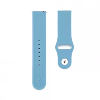 Correa de reloj de silicona Loop Connect 22mm (S/M 110mm) azul
